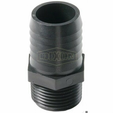 DIXON Tuff-Lite Hose Insert, 2 in, MNPT x Hose Shank, Polypropylene, Domestic PPN250